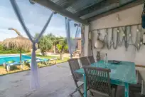 Ferienhaus auf Son blau