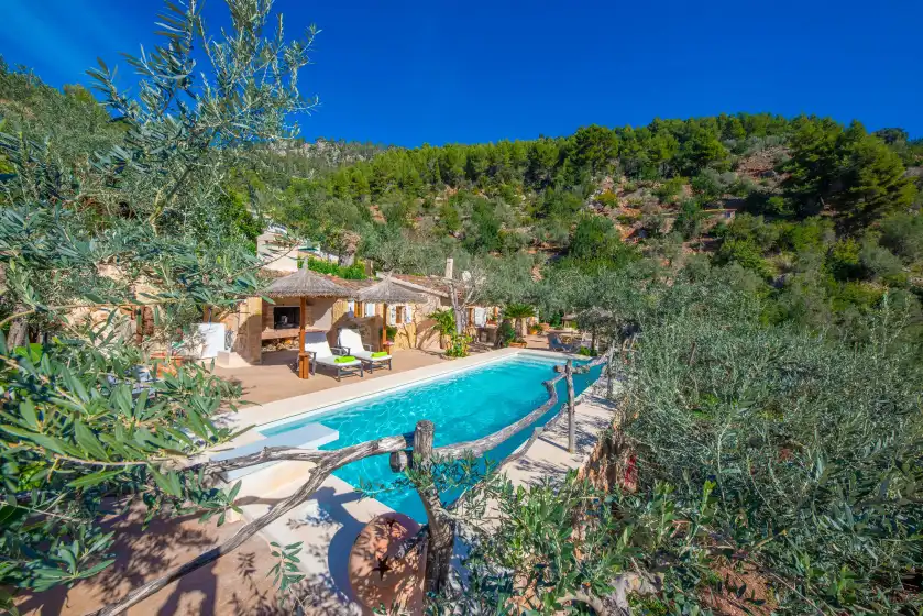 Ferienhaus auf Ses begudes, Fornalutx